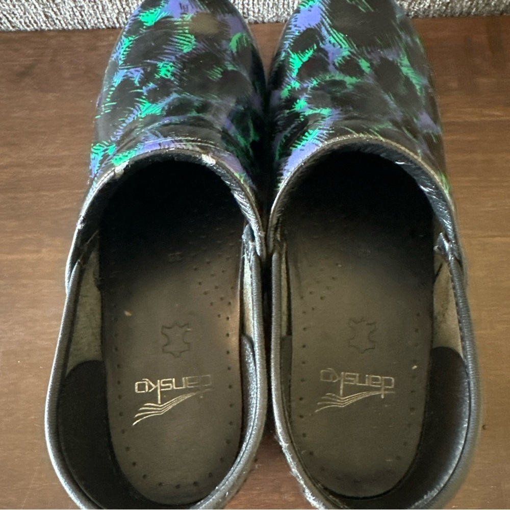 Dansko Professional Nurse Clogs Women's Size EU 38 US 7 Multi Colored Comfort - Picture 9 of 10
